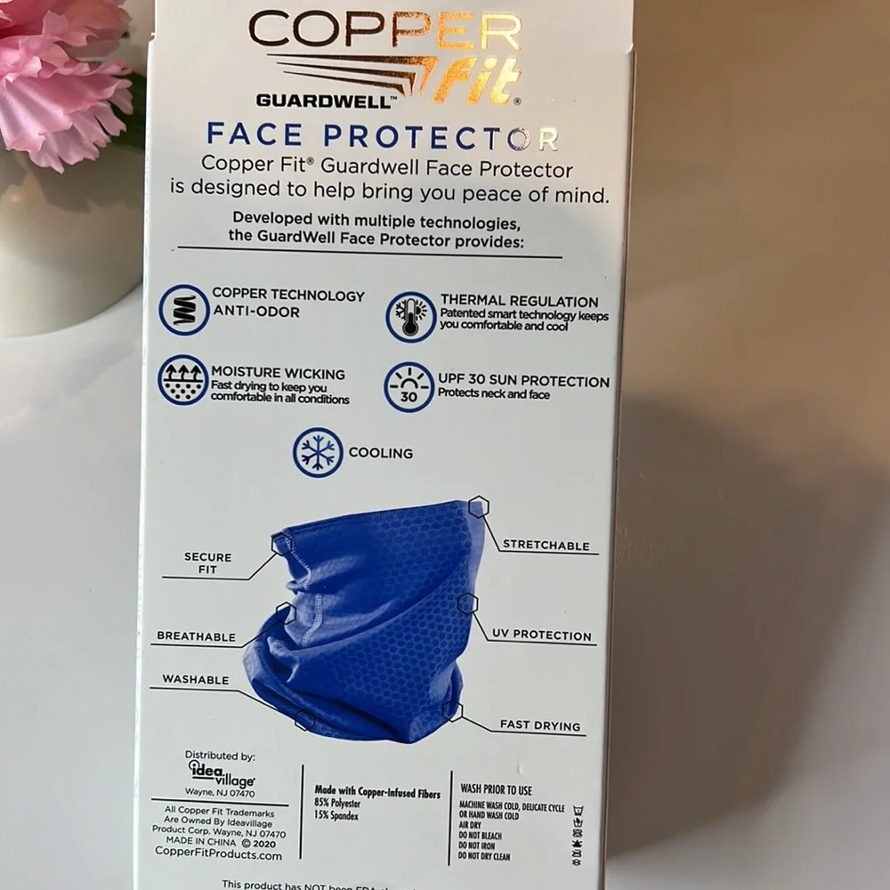 Copper Fit Face Mask Protector 💙💕